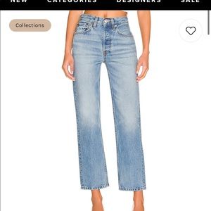 Re/Done Originals 70's Stove Pipe Jeans